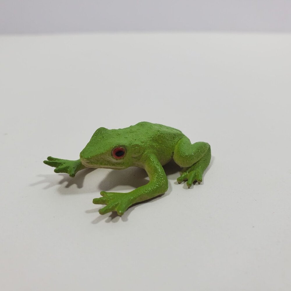 Safari Ltd Frogs And Lily Pad Mini Figures Lot 9 pc Colorful Plastic - Picture 5 of 16